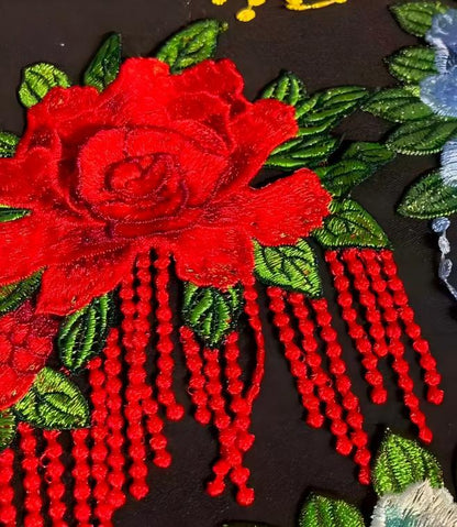 SUPERVALUECHOICE HCSEYB00070 Floral Embroidered Fabric Patches