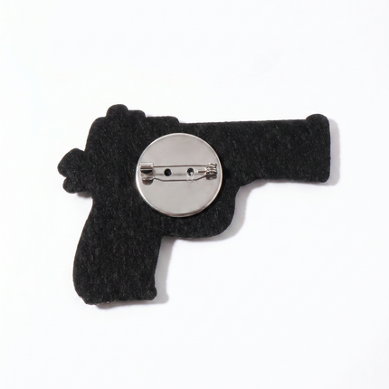 SUPERVALUECHOICE HCSESA00042 Rhinestone Gun Keychain & Brooch Sparkly Accessory