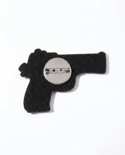 SUPERVALUECHOICE HCSESA00042 Rhinestone Gun Keychain & Brooch Sparkly Accessory