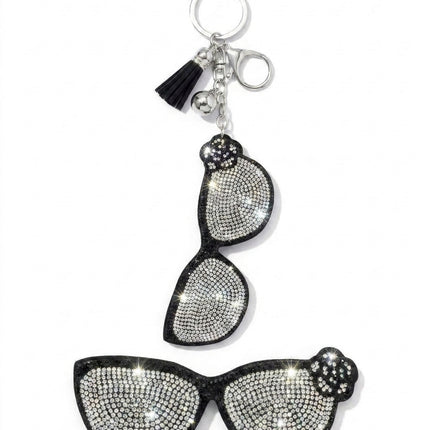 SUPERVALUECHOICE HCSESA00065 Sparkly Crystal Sunglasses Brooch & Keyring
