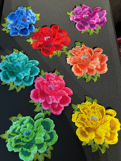 SUPERVALUECHOICE HCSEYB00065 Floral Embroidered Fabric Patches 5.11'' X 5.9''