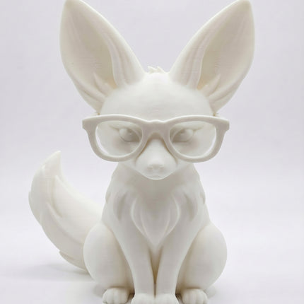 SUPERVALUECHOICE HCSEUA00016 Y-Customizable Unpainted Big Ear Fox Figurine Base, DIY Handcraft Supplies for Keychains Brooches