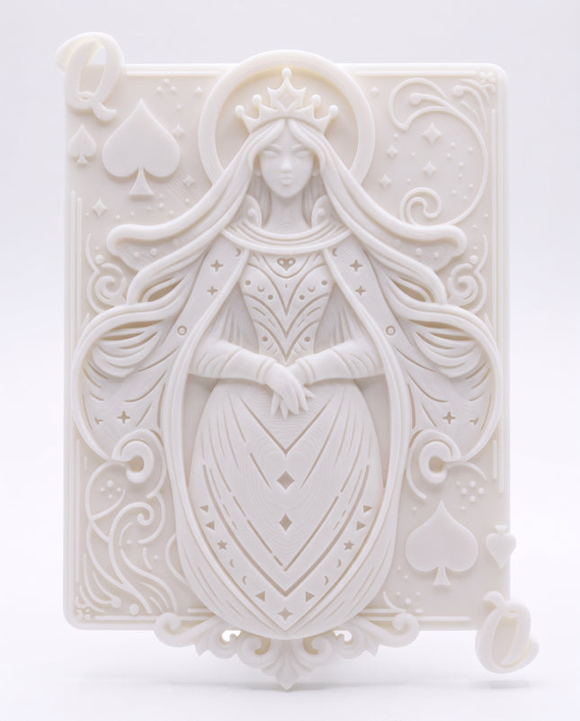 SUPERVALUECHOICE HCSEUA00159 Z-DIY Paintable 3D Resin Face Figurine | Blank Unpainted Craft for Custom Coloring & Decor