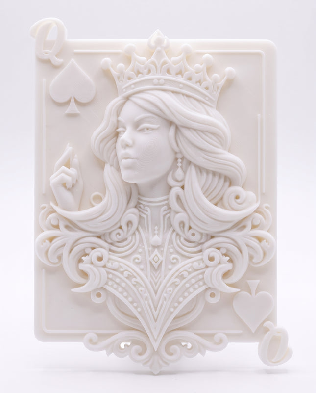 SUPERVALUECHOICE HCSEUA00160 Z-DIY Paintable 3D Resin Face Figurine | Blank Unpainted Craft for Custom Coloring & Decor