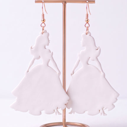 SUPERVALUECHOICE HCSEUB00030 DIY Paint Your Own Resin Earring Kit, 1 Pair with Gold Hooks