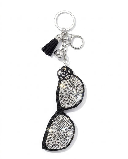 SUPERVALUECHOICE HCSESA00065 Sparkly Crystal Sunglasses Brooch & Keyring
