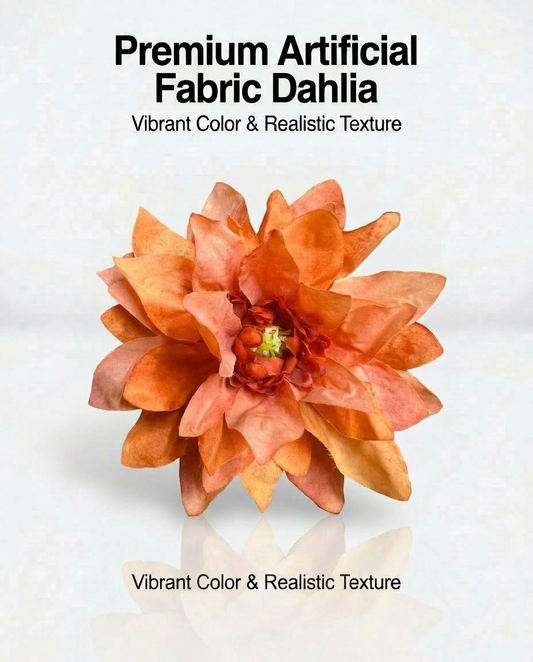 SUPERVALUECHOICE HCSERA00002 Fabric Dahlia Flower Appliques | DIY Handcraft Patches for Clothes, Hats & Brooch DIY