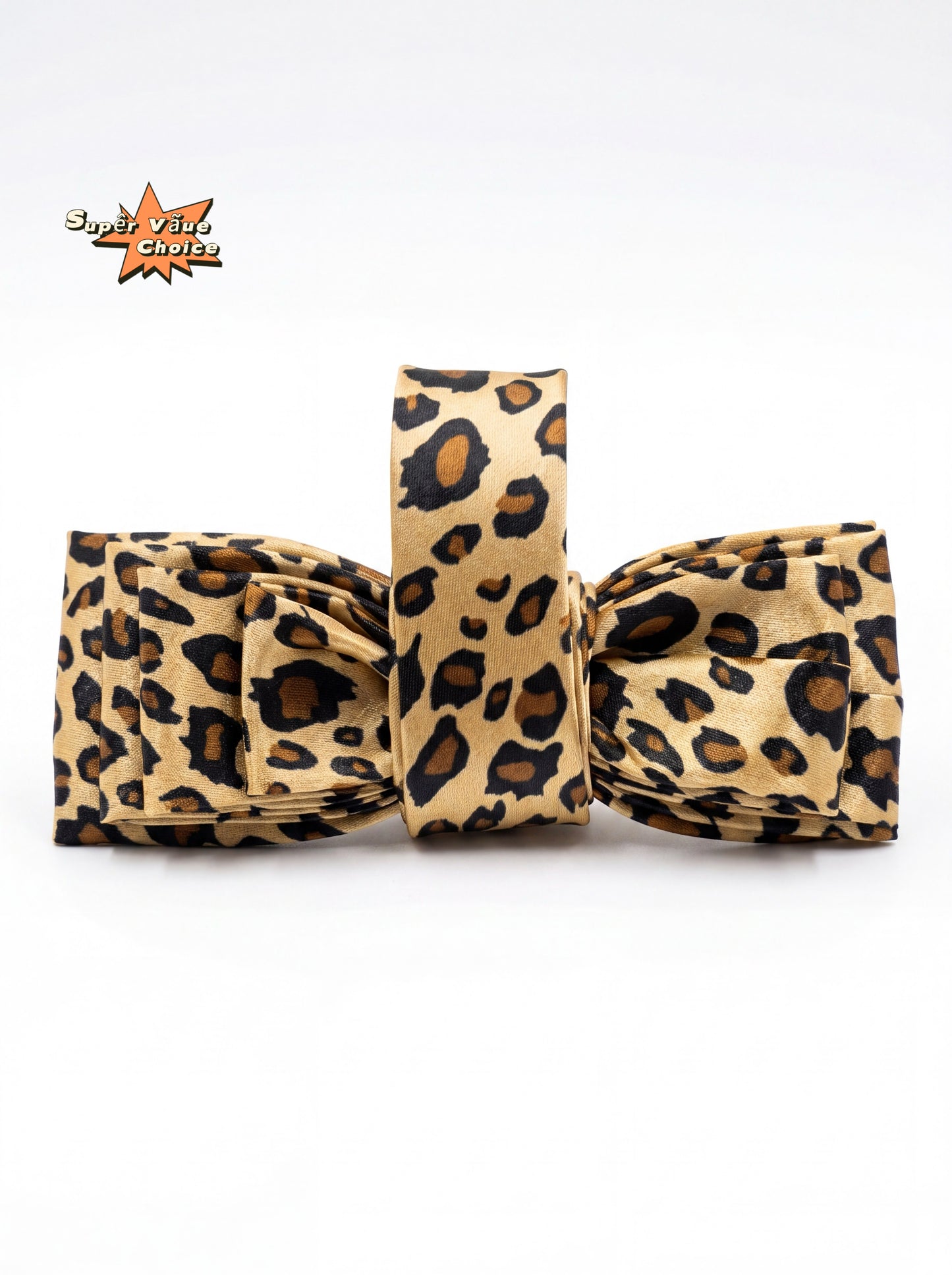 SUPERVALUECHOICE HCSEZA00028 Leopard-print bow tie