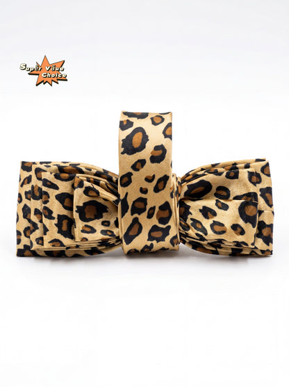 SUPERVALUECHOICE HCSEZA00028 Leopard-print bow tie