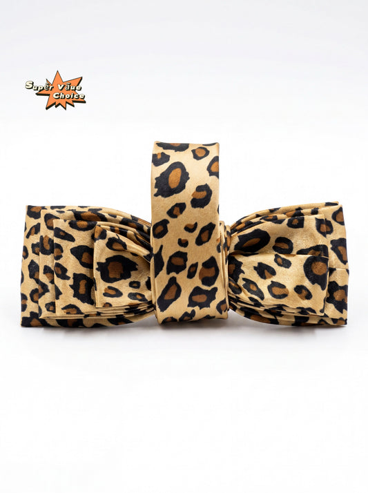 SUPERVALUECHOICE HCSEZA00028 Leopard-print bow tie