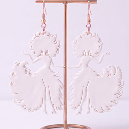 SUPERVALUECHOICE HCSEUB00024 DIY Paint Your Own Resin Earring Kit, 1 Pair with Gold Hooks