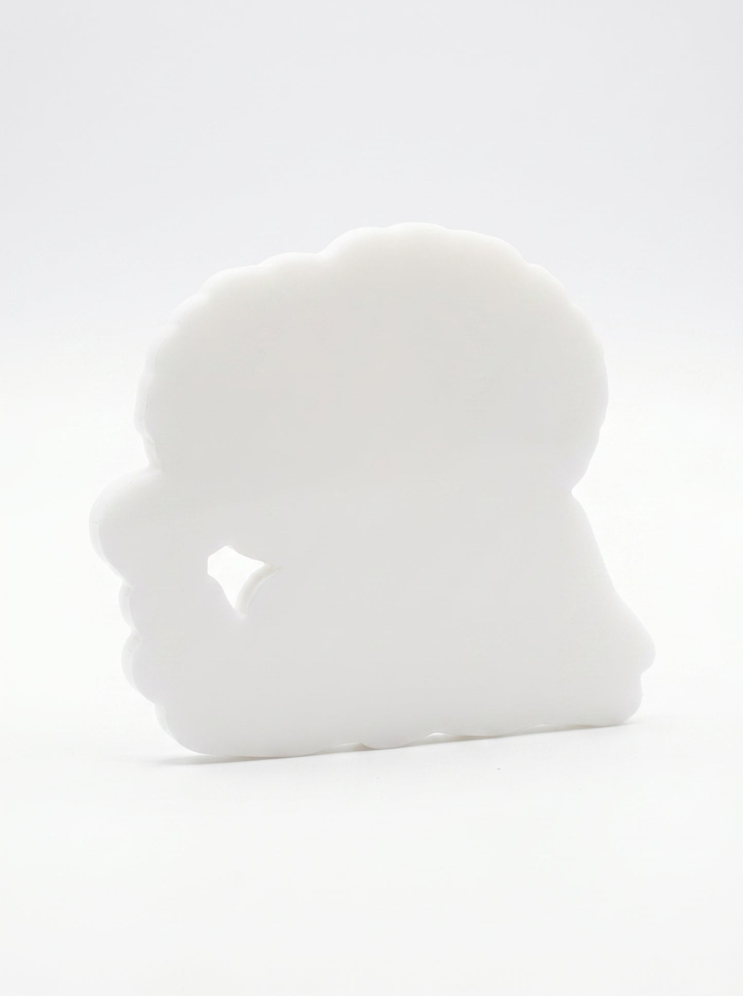 SUPERVALUECHOICE HCSEUA00010 Z-Blank Paintable Off Shoulder Afro Lady Resin Blank, DIY Color Craft Blanks for Brooch & Keychain Making