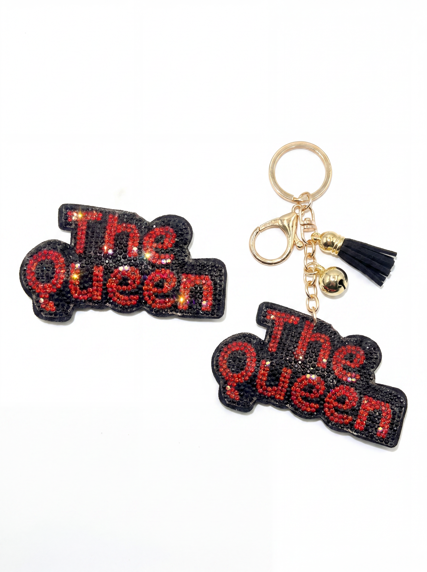 SUPERVALUECHOICE HCSESA00045 Sparkly Rhinestone The Queen Keychain&Brooch