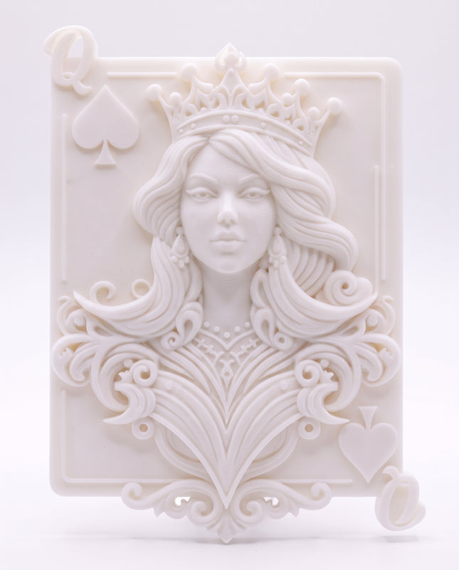 SUPERVALUECHOICE HCSEUA00156 Z-DIY Paintable 3D Resin Face Figurine | Blank Unpainted Craft for Custom Coloring & Decor