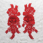 Red / 1 pair (2-piece set)