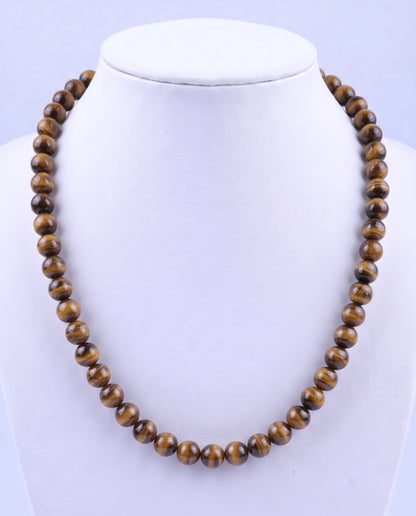 SUPERVALUECHOICE HCSEN00003 0.31 Inch Round Cat Eye Bead Single Strand Necklace 16 Inch With 6 Inch Extender 15 Colors Collarbone Beaded Chain Jewelry For Women
