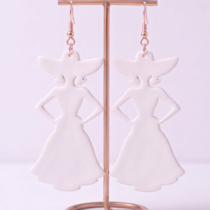 SUPERVALUECHOICE HCSEUB00026 DIY Paint Your Own Resin Earring Kit, 1 Pair with Gold Hooks