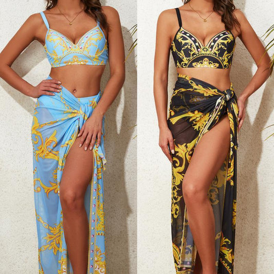 SVCSM000011 Two-piece swimsuit, high-waisted swimsuit, bikini set