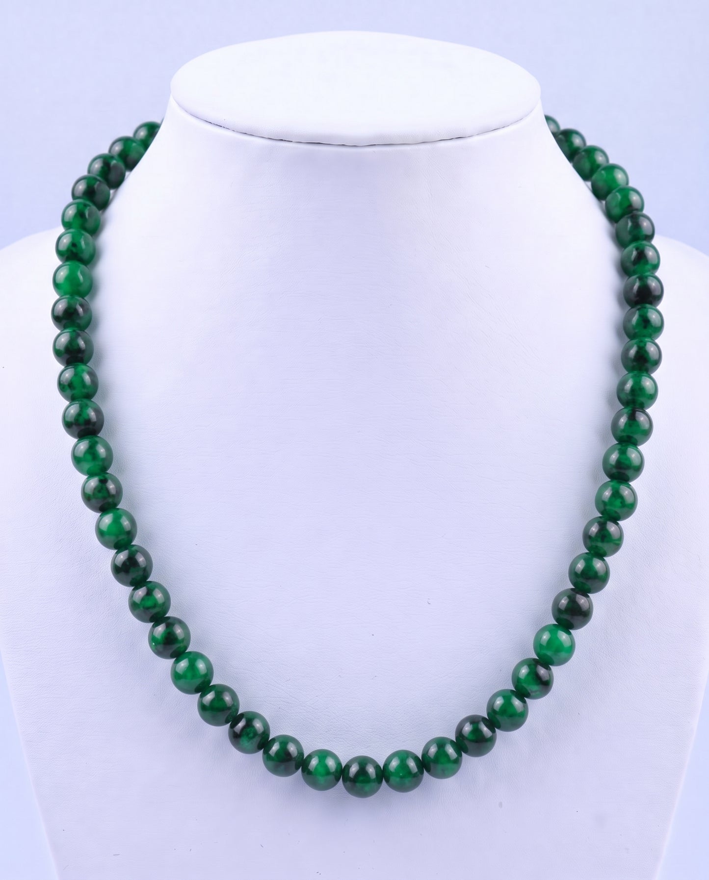 SUPERVALUECHOICE HCSEN00003 0.31 Inch Round Cat Eye Bead Single Strand Necklace 16 Inch With 6 Inch Extender 15 Colors Collarbone Beaded Chain Jewelry For Women