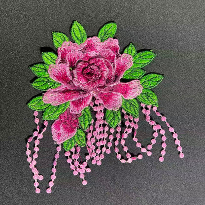 SUPERVALUECHOICE HCSEYB00070 Floral Embroidered Fabric Patches