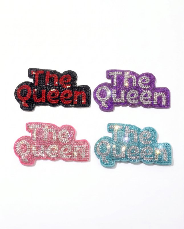 SUPERVALUECHOICE HCSESA00045 Sparkly Rhinestone The Queen Keychain&Brooch