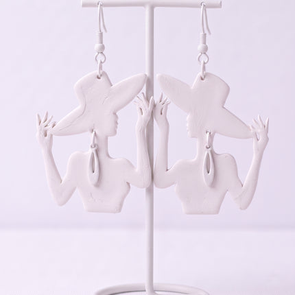 SUPERVALUECHOICE HCSEUB00005 DIY Paint Your Own Resin Earring Kit, 1 Pair with Gold Hooks