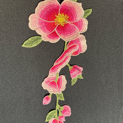SUPERVALUECHOICE HCSEYB00059 Floral Embroidered Fabric Patches