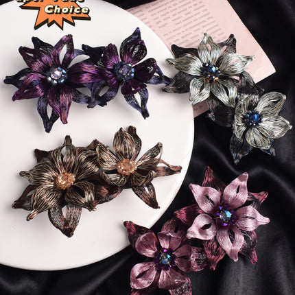 SUPERVALUECHOICE CHRISTMAS HCSELC00003 Handcrafted wire flower barrette