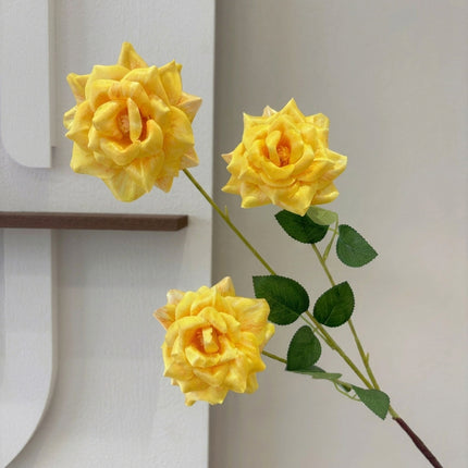 SUPERVALUECHOICE HCSERA00001 Premium Fabric Artificial Rose Flower , DIY Craft Rose Patches for Brooch Making, Clothing, Hat & Hair Accessory Decoration