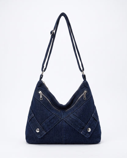 SuperValueChoice HCSEFA00005 DIY Denim Crossbody Bag
