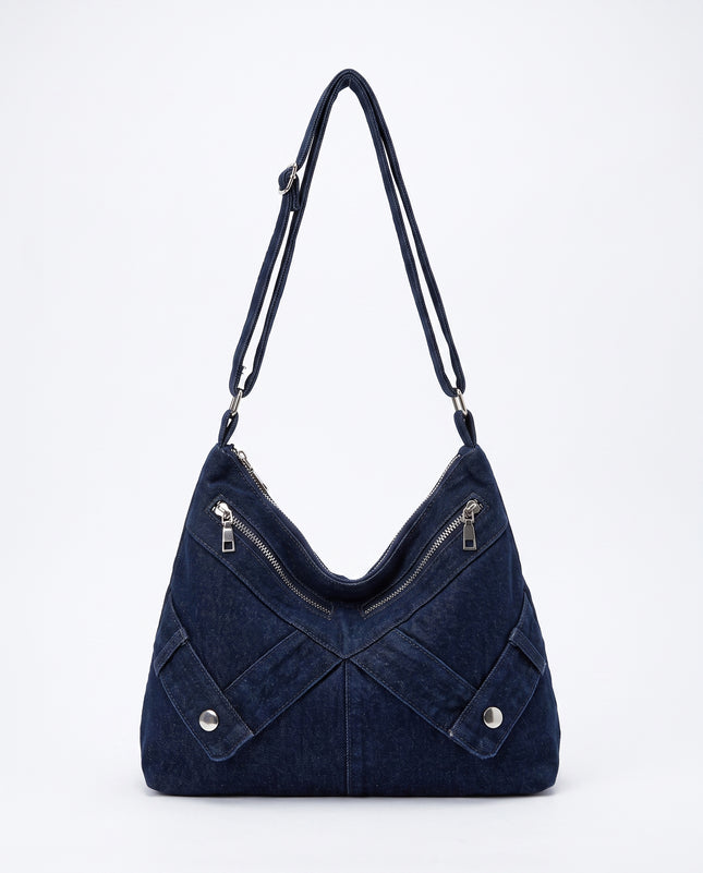 SuperValueChoice HCSEFA00005 DIY Denim Crossbody Bag