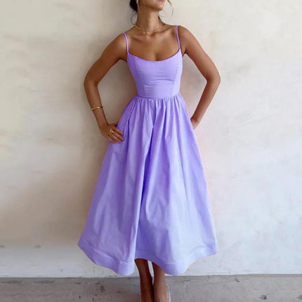 SVCD000100 Women Strapless Ruched High Waist Wrap Split Asymmetrical Beach Maxi Long Dress