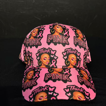 SUPERVALUECHOICE  PRE-ORDER SVC-HAT Breast Cancer Awareness Baseball Cap | Pink Ribbon Hope Theme Hat, 3 Designs Available
