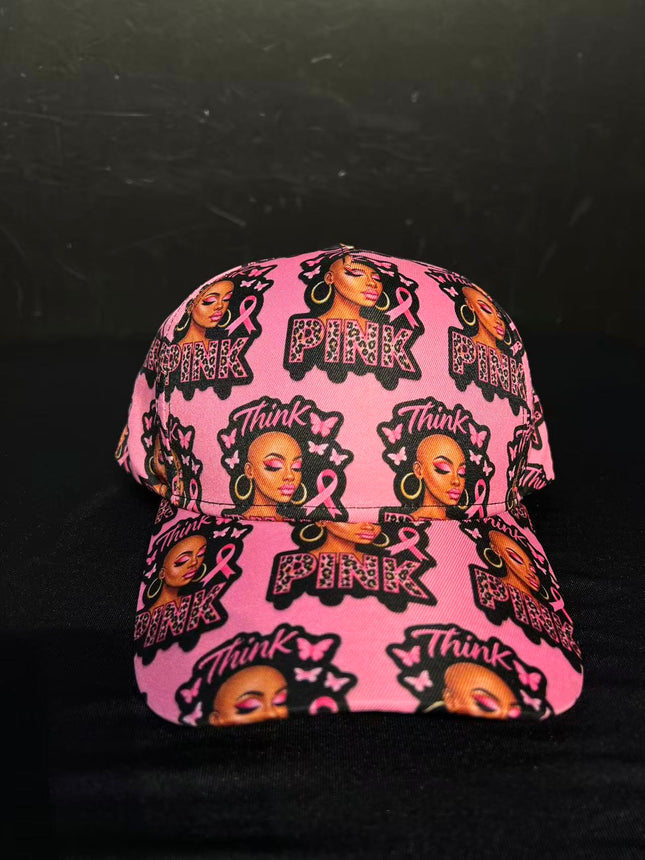 SUPERVALUECHOICE  PRE-ORDER SVC-HAT Breast Cancer Awareness Baseball Cap | Pink Ribbon Hope Theme Hat, 3 Designs Available