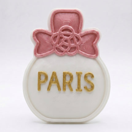 SUPERVALUECHOICE HCSEUA00029 Z-Blank Paintable Paris Perfume Bottle Resin Blank, DIY Color Craft Blanks for Brooch & Keychain Making