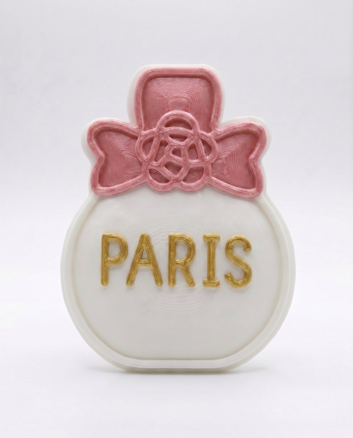 SUPERVALUECHOICE HCSEUA00029 Z-Blank Paintable Paris Perfume Bottle Resin Blank, DIY Color Craft Blanks for Brooch & Keychain Making 2" × 2.7" × 0.4"