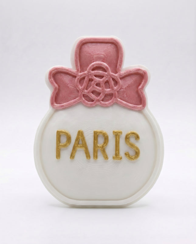 SUPERVALUECHOICE HCSEUA00029 Z-Blank Paintable Paris Perfume Bottle Resin Blank, DIY Color Craft Blanks for Brooch & Keychain Making