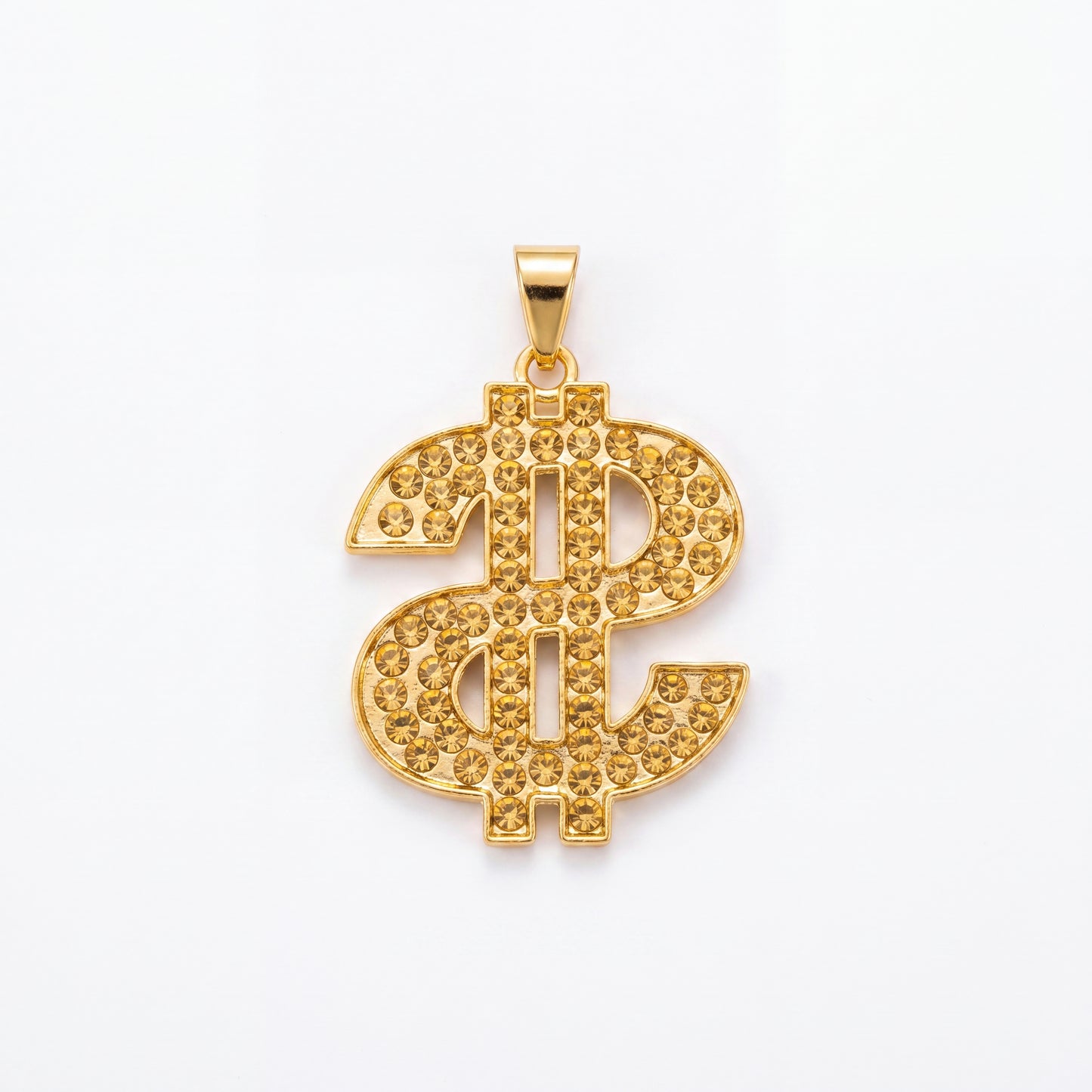 SUPÊR VÃLUE CHOICE  HCSEY00001  Necklace Gold dollar pattern necklace