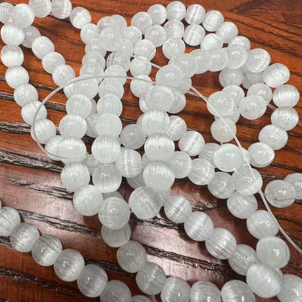 SUPERVALUECHOICE HCSEN00003 0.31 Inch Round Cat Eye Bead Single Strand Necklace 16&18 Inch With 6 Inch Extender 15 Colors Collarbone Beaded Chain Jewelry For Women