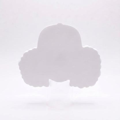 SUPERVALUECHOICE HCSEUA00050  Z-Blank Breast Cancer Awareness Pink Ribbon Lady Resin Blank DIY Paintable Blanks for Brooch