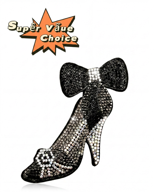 SUPERVALUECHOICE HCSESA00077 Fashion High Heel Rhinestone Keychain&Brooch