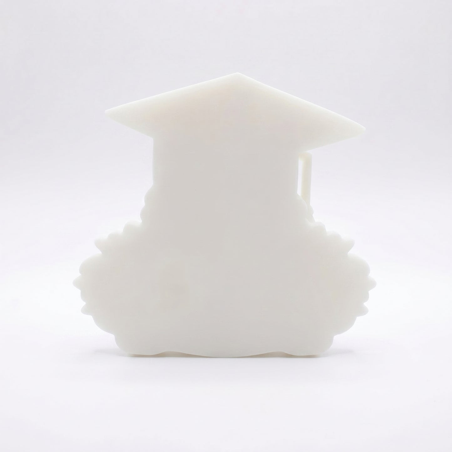 SUPERVALUECHOICE HCSEUA00053  Z- Paint Your Own Tassel Grad Hat Female Sculpture Blank Customizable Unfinished Resin Blanks2.2" × 2.7" × 0.5"