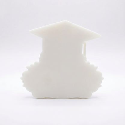 SUPERVALUECHOICE HCSEUA00053  Z- Paint Your Own Tassel Grad Hat Female Sculpture Blank Customizable Unfinished Resin Blanks2.2" × 2.7" × 0.5"