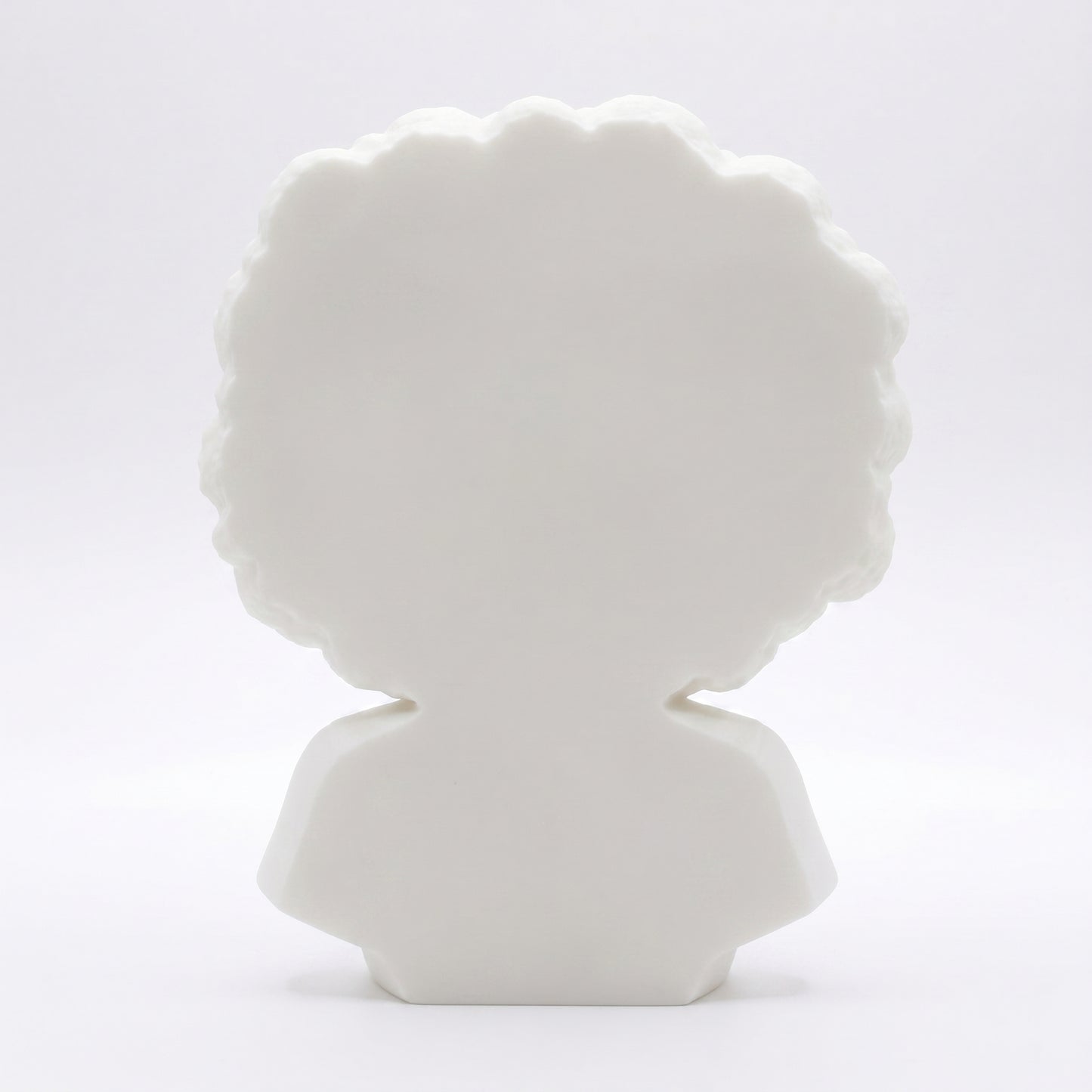 SUPERVALUECHOICE HCSEUA00064  Z- Unpainted Closed Eyes Prayer Pose Black Lady Bust Resin Mold Base for Handmade DIY Jewelry Craft Supplies 2" × 2.7" × 0.6"