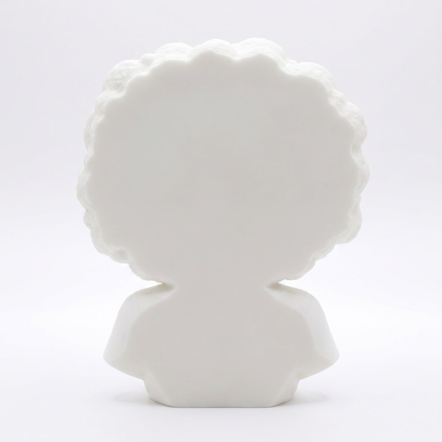 SUPERVALUECHOICE HCSEUA00066  Z-Unpainted Curly Hair Medical Lady With Stethoscope Resin Mold Base for DIY Jewelry Craft Supplies 2" × 2.7" × 0.6"