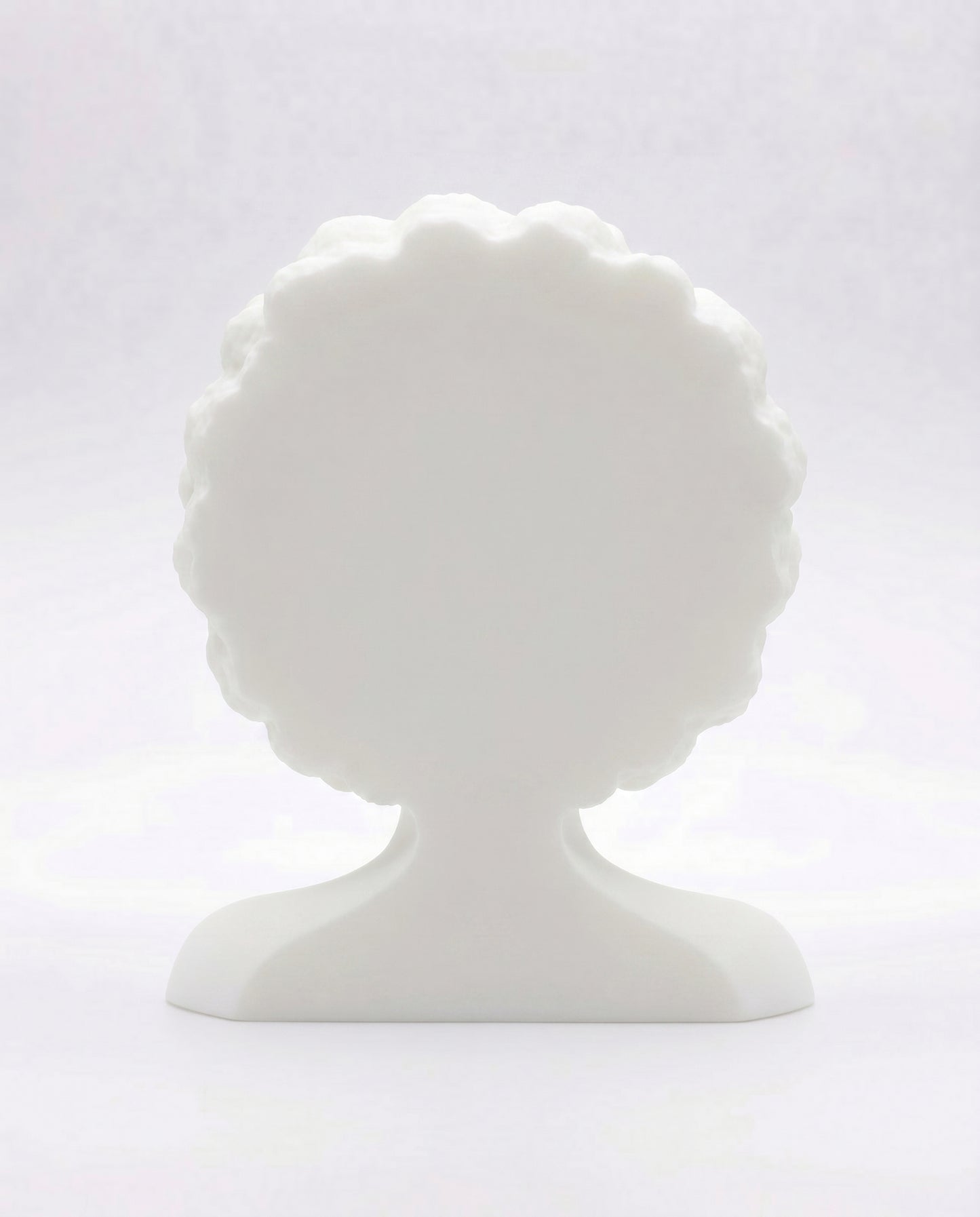 SUPERVALUECHOICE HCSEUA00043  Z-  Blank Retro Cat Eye Sunglasses Afro Woman Resin Sculpture DIY Paintable Blanks for Brooch Keychain Craft 2.8" × 2.6" × 1"