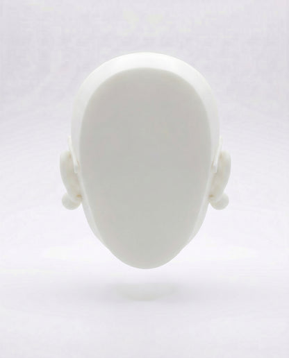 SUPERVALUECHOICE HCSEUA00045  Z-Custom Color DIY Round Glasses Lady Head Resin Blank Dual Use Charm for Keyring Brooch Supplies 2" × 2.5" × 0.6"